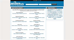 Desktop Screenshot of insiderinfo.com