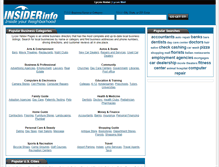 Tablet Screenshot of insiderinfo.com